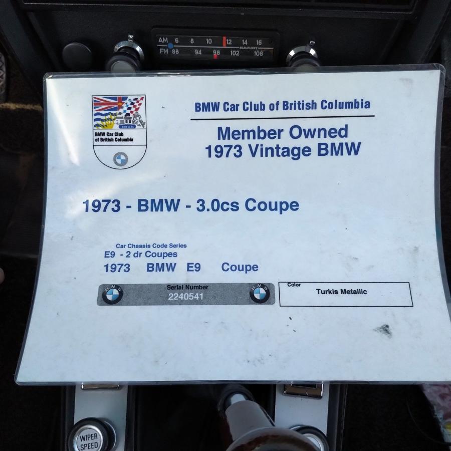  BMW 3.0 CS Pure Eye Candy 1973 года  (фото 8 из 53)